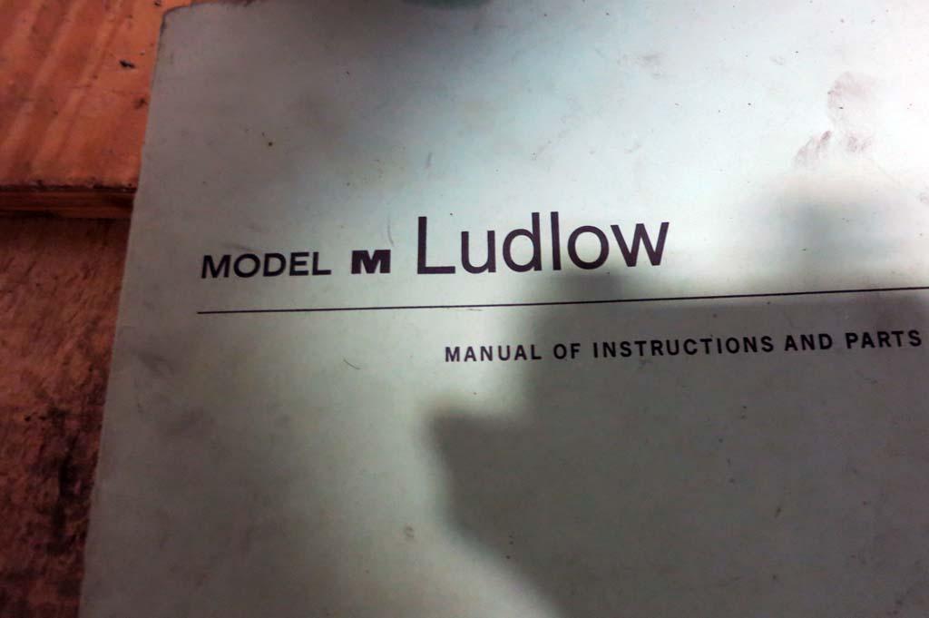 Lot #12: Ludlow Typograph Machine Model M With Cooling unit and Matrix ...